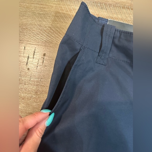 NEW Banana Republic Navy Womens Martin Fit Cropped Pants Capri Wide Leg NWT 2 - Picture 15 of 16